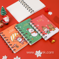 Mini Portable Christmas Gift Christmas Coil Notepad